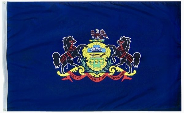 3x5' Outdoor Pennsylvania Flag California's Flag Company