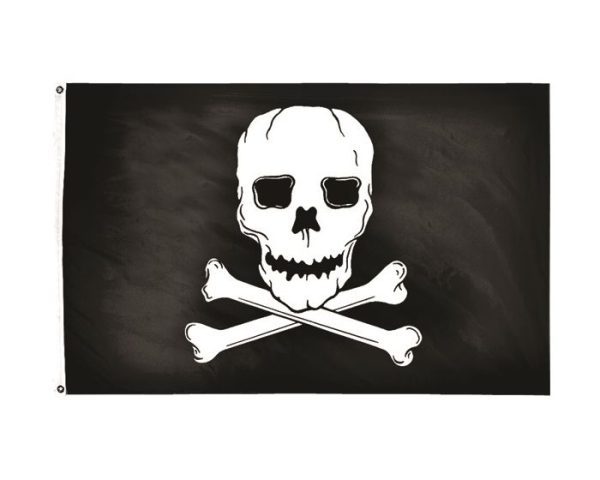 2x3' Jolly Roger Flag (Pirate) California's Flag Company