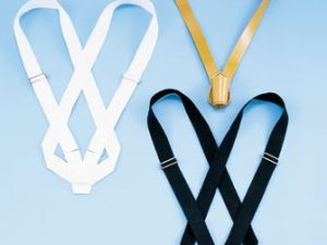 Single Leather White Parade Carrying Belt