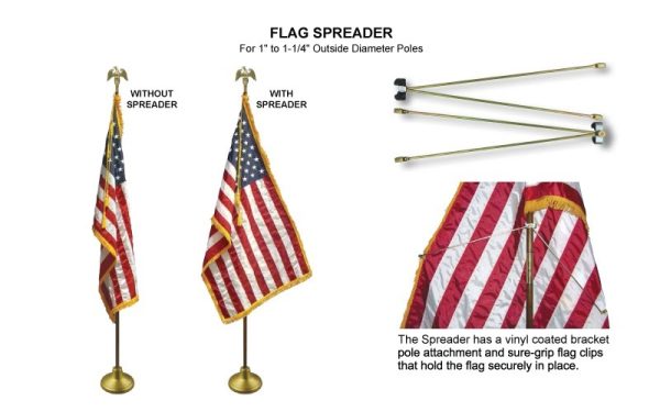 Flag spreader