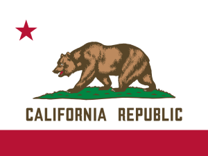 California Flags in Hercules Fabric