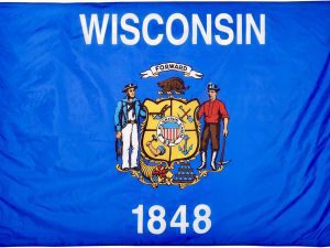 wisconsin flag, badger state flag, 3x5 flag, american flags, state flags, home decor, outdoor decor